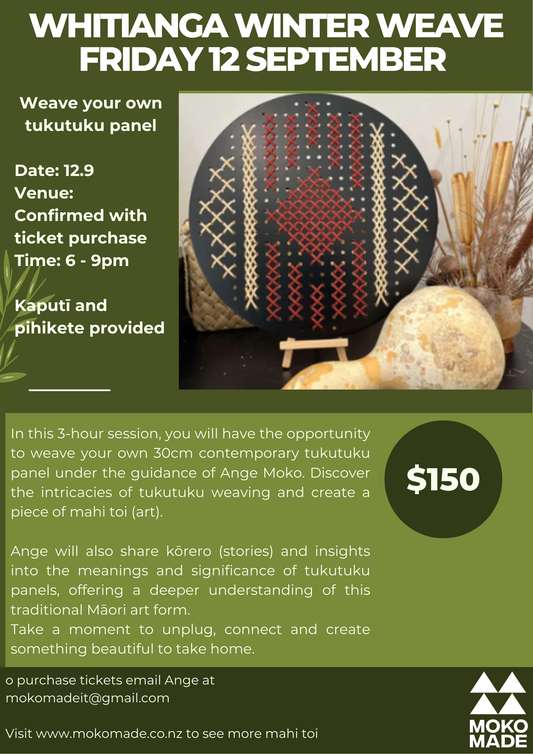 Whitianga Winter Weave - Friday 12th September